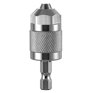 新款电动转换夹头钻孔攻丝六角柄三爪通用秒变电钻家用多功能夹头