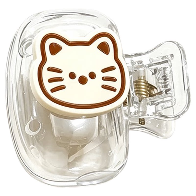 可爱小猫牙刷保护套卡通高颜值牙刷收纳便携旅行牙具防尘塑料夹子