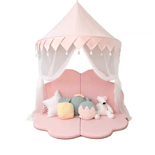 ins 儿童帐篷男孩女孩公主房读书角幼儿园床头装饰床幔娃娃家壁挂