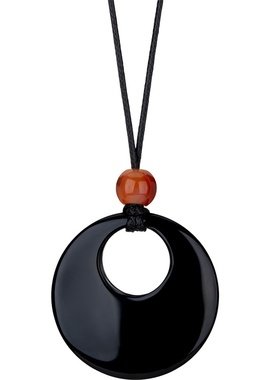 圆环吊坠配饰品项链女长款2025新款高级感轻奢小众精致感旗袍首饰