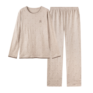 卡之恋睡衣男款春秋季2026新款长袖长裤薄纯棉布料100全棉家居服