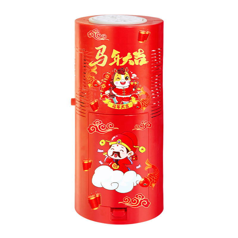 送泡泡水+贴纸！新年烟花泡泡机