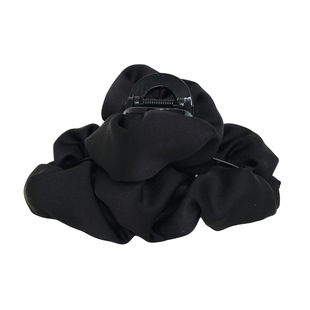 抓夹女高级感2025新款韩系立体褶皱发夹外出百搭发抓优雅洋气发饰