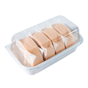 蛋糕卷包装盒山姆瑞士卷分装盒梦龙卷透明切件桃酥女王卷打包盒子