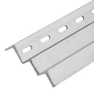 304不锈钢角钢冲孔三角铁等边多孔支架加厚带孔工业厂房重型货架