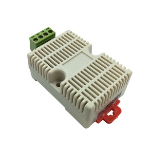 温湿度变送器卡轨modbus模块抗干扰工业级485导轨式温湿度传感器