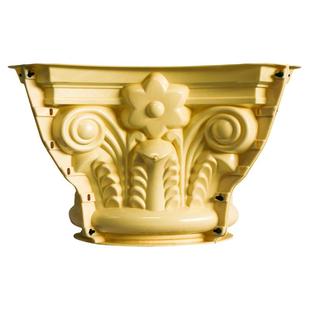 罗马柱柱头模具圆柱花头柱帽圆形柱脚柱子底座模型别墅盖帽装饰