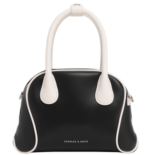 CHARLES&KEITH25冬新款CK2-30160242简约运动风手提小方包斜挎包