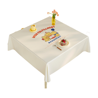 桌布免洗防水防油正方形餐桌