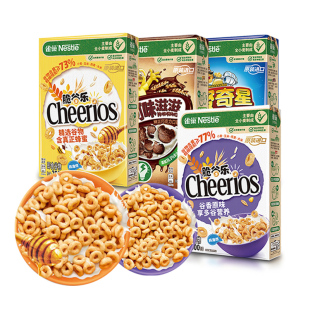 雀巢脆谷乐谷物非油炸可可味滋滋蜜奇星原味蜂蜜儿童早餐谷物即食