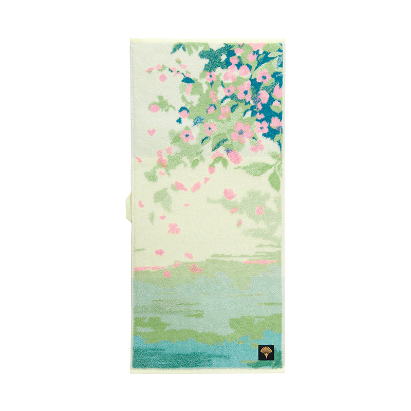 洁玉花漾湖韵毛巾大师艺术系列
