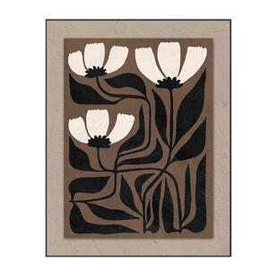 盈浩法式中古风装饰画复古沙发背景墙挂画走廊过道墙面壁画背景画