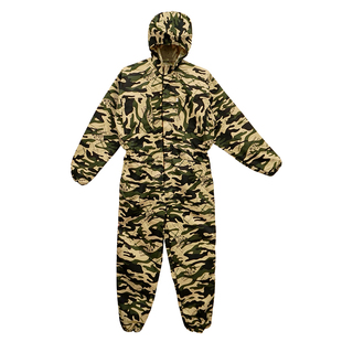 防尘衣服工作服防护服连体全身男迷彩打磨开槽粉尘车间汽修劳保服