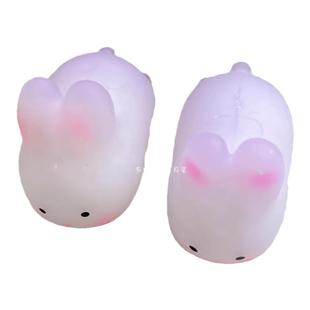 捏捏乐变色兔子解压玩具捏捏球迷你动物儿童发泄硅胶手捏减压神器