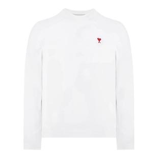 Ami Paris 25新款男女同款经典红爱心长袖T恤银泰百货 300217