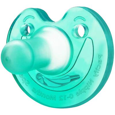 婴儿安抚奶嘴0到3个月防胀气龅牙