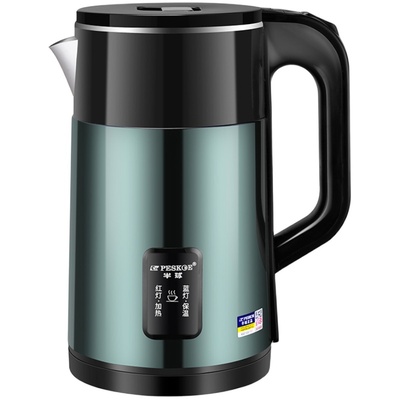 304电热水壶半球防烫不锈钢3L