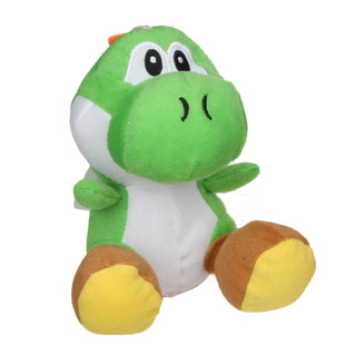 超级玛丽马里奥兄弟耀西恐龙龟玛丽奥5色红粉白绿紫毛绒公仔挂件