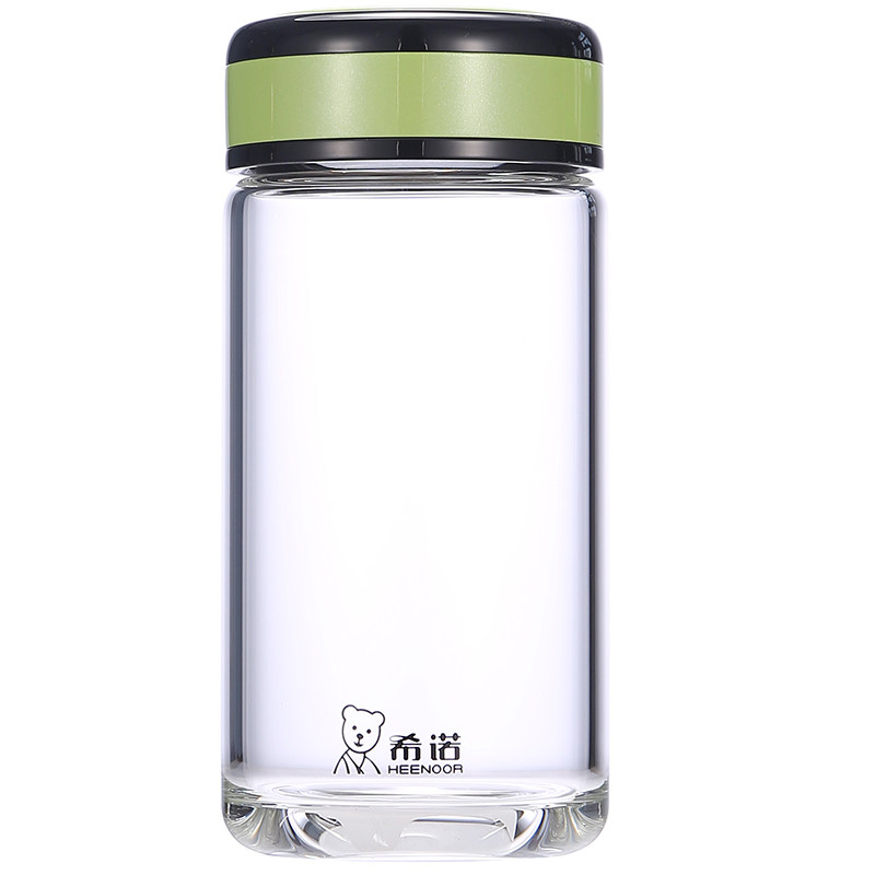希诺单层玻璃杯透明加厚耐热水杯