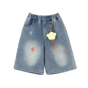 小O宝童装 宝宝夏季套装女薄款2026新款星星人女童两件背心套装裙