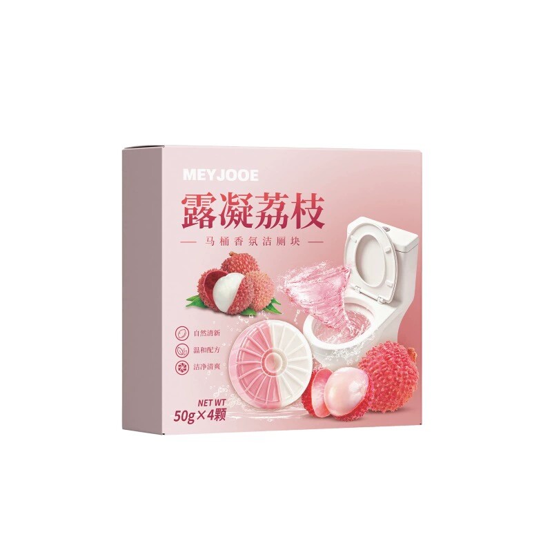 魅居荔枝香氛蓝泡泡洁厕宝除垢