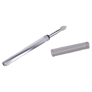 便携式硅胶唇刷有盖防尘唇膜刷唇膏刷口红刷多功能刷润唇膏