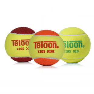 包邮正品 Teloon天龙831mini桔色儿童软式网球 过渡网球 短式网球