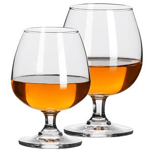 法国矮脚白兰地杯水晶玻璃加厚洋酒杯红酒杯套装6只装威士忌酒杯