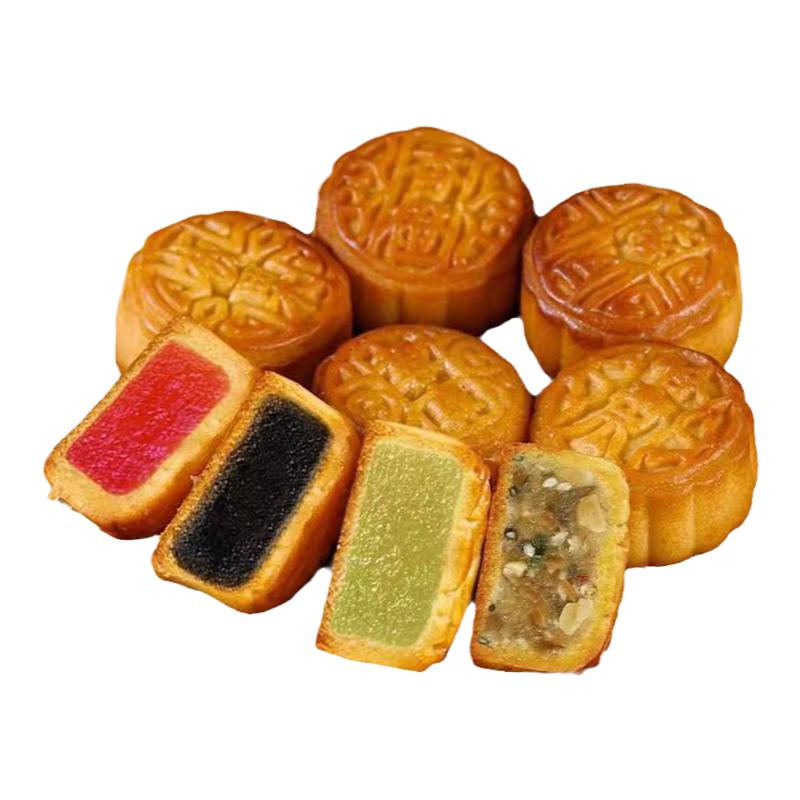 广式月饼山东休闲零食水果味