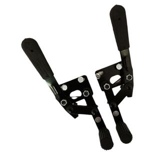 轮椅配件大全刹车手刹手闸平面螺丝固定手动老人轮椅车驻车器刹车