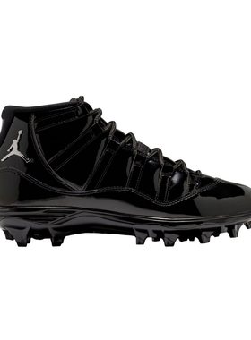 JORDAN橄榄球鞋AJ11男中帮防滑钉