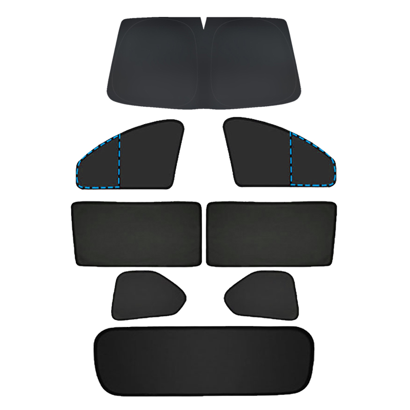 适用东风菱智M3M5V3V4景逸X3X5XV风光560330580汽车遮阳帘不透光