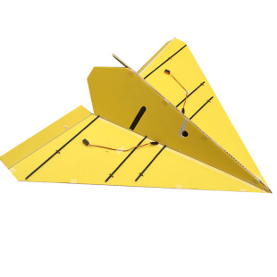 遥控航模固定翼KT板纸飞机三角翼电动飞行器1米翼展飞机diy滑翔机