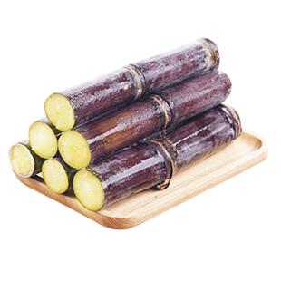 正宗广西黑皮甘蔗薄皮现砍现发新鲜水果榨汁切节整箱应季柑脆甜杆