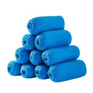 一次性鞋套室内家用防水防滑加厚耐磨无纺布机房学生塑料特厚车间