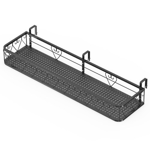 花架置物架阳台窗台2026新款悬挂挂式花盆架栏杆多肉铁艺护栏架子