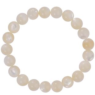 《白露》超润天然白贝手串弹力绳手工打磨不掉色正品手链小清新女