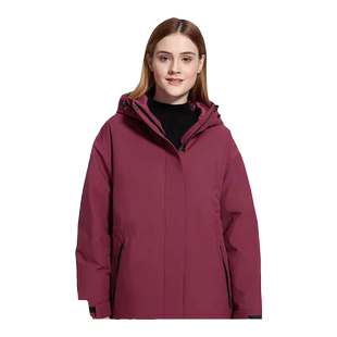 【清仓】骆驼夹棉内胆冲锋衣男女羽绒服加绒加厚进藏户外登山服