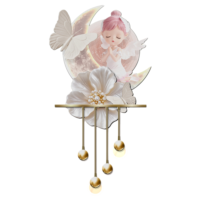 奶油风入户花朵玄关装饰画