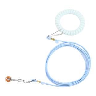 新款硅胶鹦鹉脚环牵引绳放飞绳虎皮牡丹玄凤专用弹力绳子遛鸟绳子