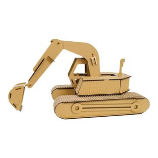 交通工具3D纸质模型拼插儿童小手工diy制作自行车高铁汽车飞机船