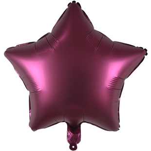 美丽泡泡网店优质18寸五角星形铝膜气球婚庆生日派对布置星星气球