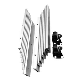 吉适隐藏式抽拉折叠桌轨多功能伸缩橱柜餐桌轨道滑轨五金隐形厨柜