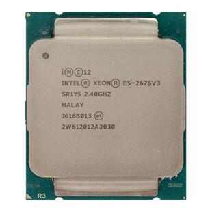 Intel 至强E5-2676V3 CPU 12核心 24线程 主频2.4G 服务器处理器