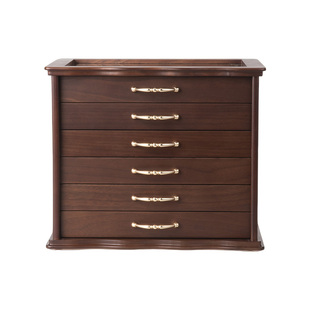 首饰收纳盒木质珠宝饰品盒高档精致大容量情人节生日订婚新婚礼物