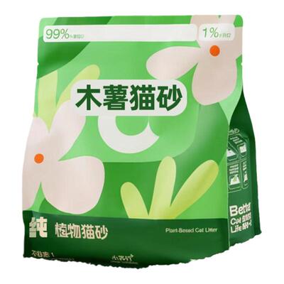 纯木薯猫砂除臭无尘不沾底
