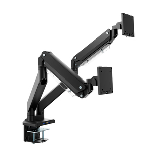 北弧显示器支架双屏大承重带鱼屏机械悬臂升降式vesa底座E600-2U