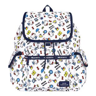hellokitty联名双肩包女旅游轻便初中大容量背包哈喽kt大学生书包