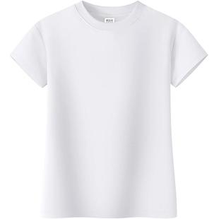 纯白色半高领短袖T恤女紧身2025年新款夏短款打底衫百搭体恤上衣