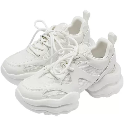 73hours白鹿同款休闲厚底老爹鞋